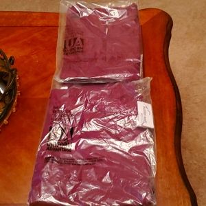 Uniform Advantage butter soft scrub top and bottom, Size M top and M petite pant